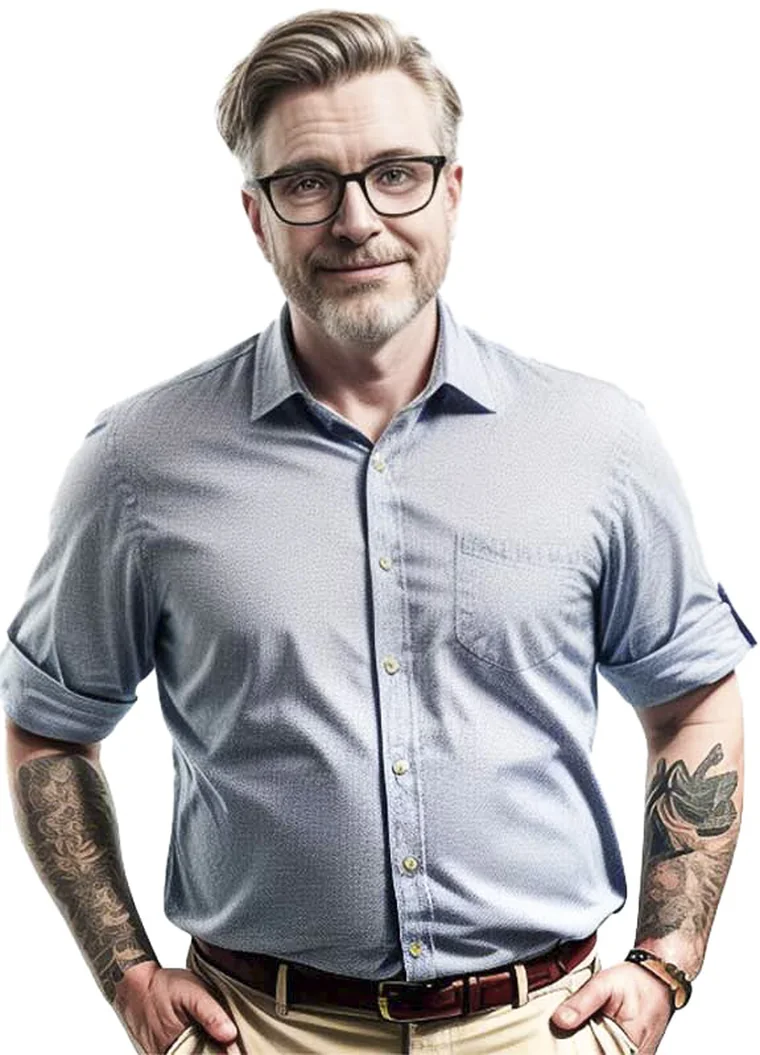 An addiction treatment counsellor smiling