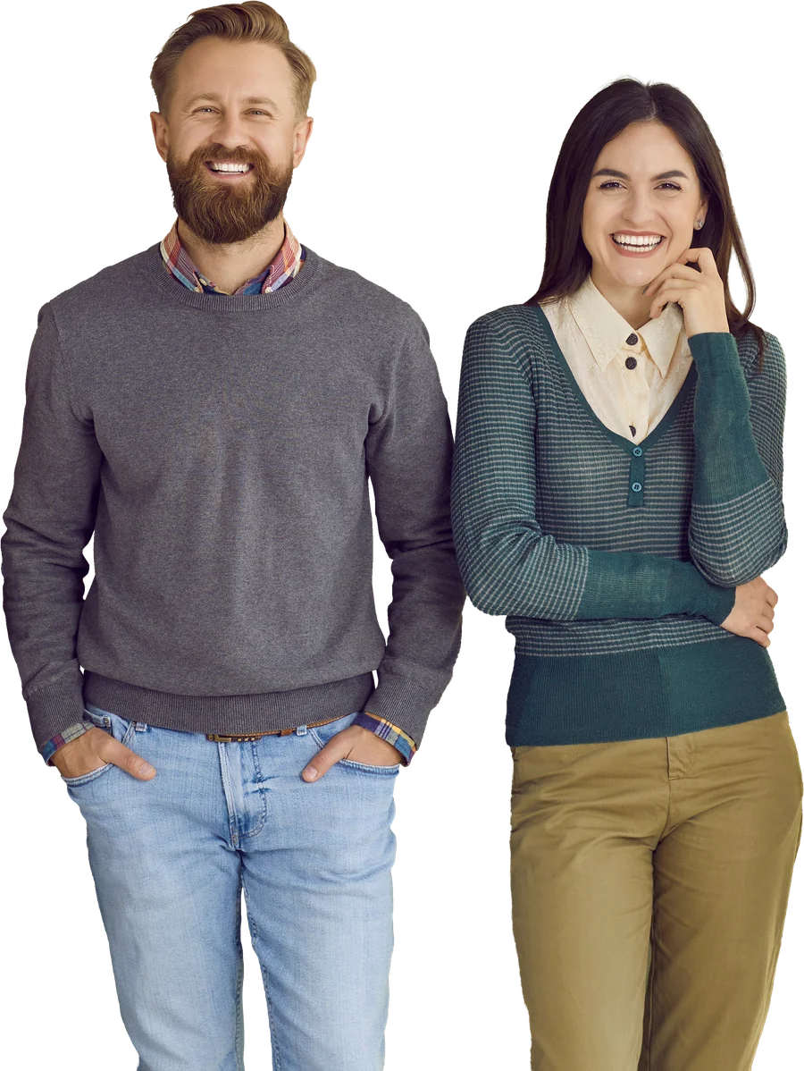 Two treatment program owners standing together, smiling